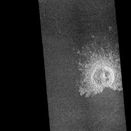 PIA00238: Venus - Impact Crater in Guinevere Planitia