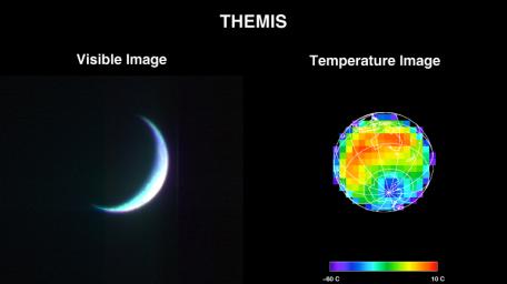 PIA00558: 2001 Mars Odyssey Images Earth (Visible and Infrared)