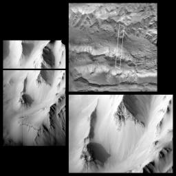 PIA01021: Western Tithonium Chasma/Ius Chasma, Valles Marineris