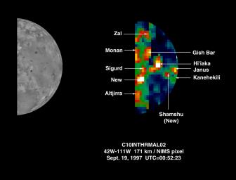 PIA01226: Two New Hot Spots on Io