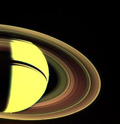 PIA01389: View of Saturn's Rings