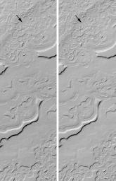 PIA03471: Changes in South Polar Carbon Dioxide Ice Cap