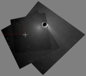 PIA05225: Opportunity's Hole in One