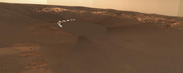 PIA05451: Opportunity Landing Spot Panorama (3-D Model)