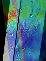 PIA06947: Tyrrhena Patera Mosaic