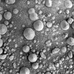 PIA09077: Big Spherules near 'Victoria'