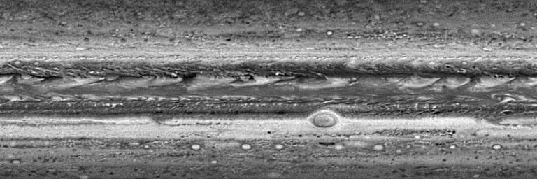 PIA09241: Jupiter Atmospheric Map