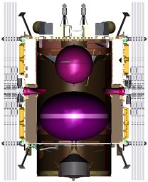 PIA12026: Illustration of Dawn Spacecraft Inside View