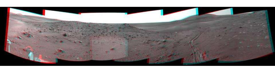 PIA12143: Spirit's View from "Troy" (Stereo)