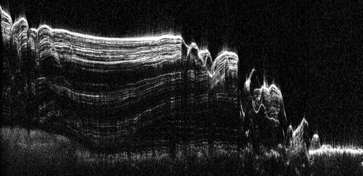 PIA13164: North Polar Cap Cross Section