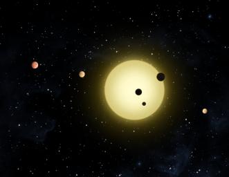 PIA13833: Kepler-11 Planetary System (Artist Concept)