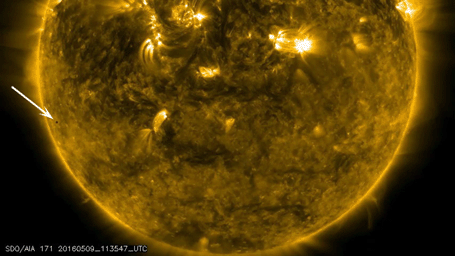 PIA14729: Mercury Transit Across the Sun