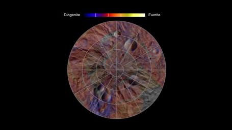 PIA15661: Mineral Diversity at Vesta's South Pole