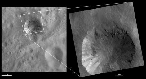 PIA15873: HAMO and LAMO Images of Cornelia Crater