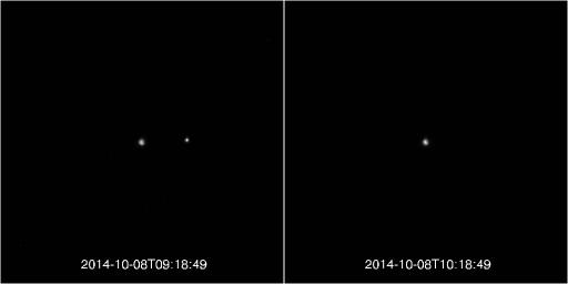 PIA18739: Lunar Eclipse, as Viewed by MESSENGER!