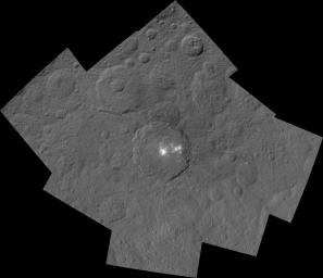 PIA19996: Occator and Surrounding Terrain