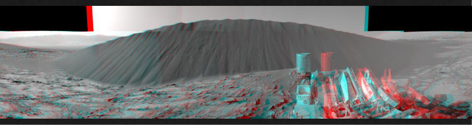 PIA20282: Downwind Side of 'Namib' Sand Dune on Mars, Stereo