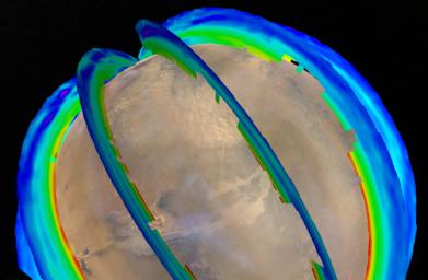 PIA20747: Mars Atmospheric Temperature and Dust Storm Tracking