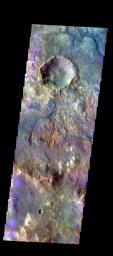 PIA20790: Terra Sabaea - False Color