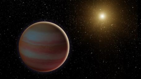 PIA21076: Brown Dwarf Microlensing (Illustration)