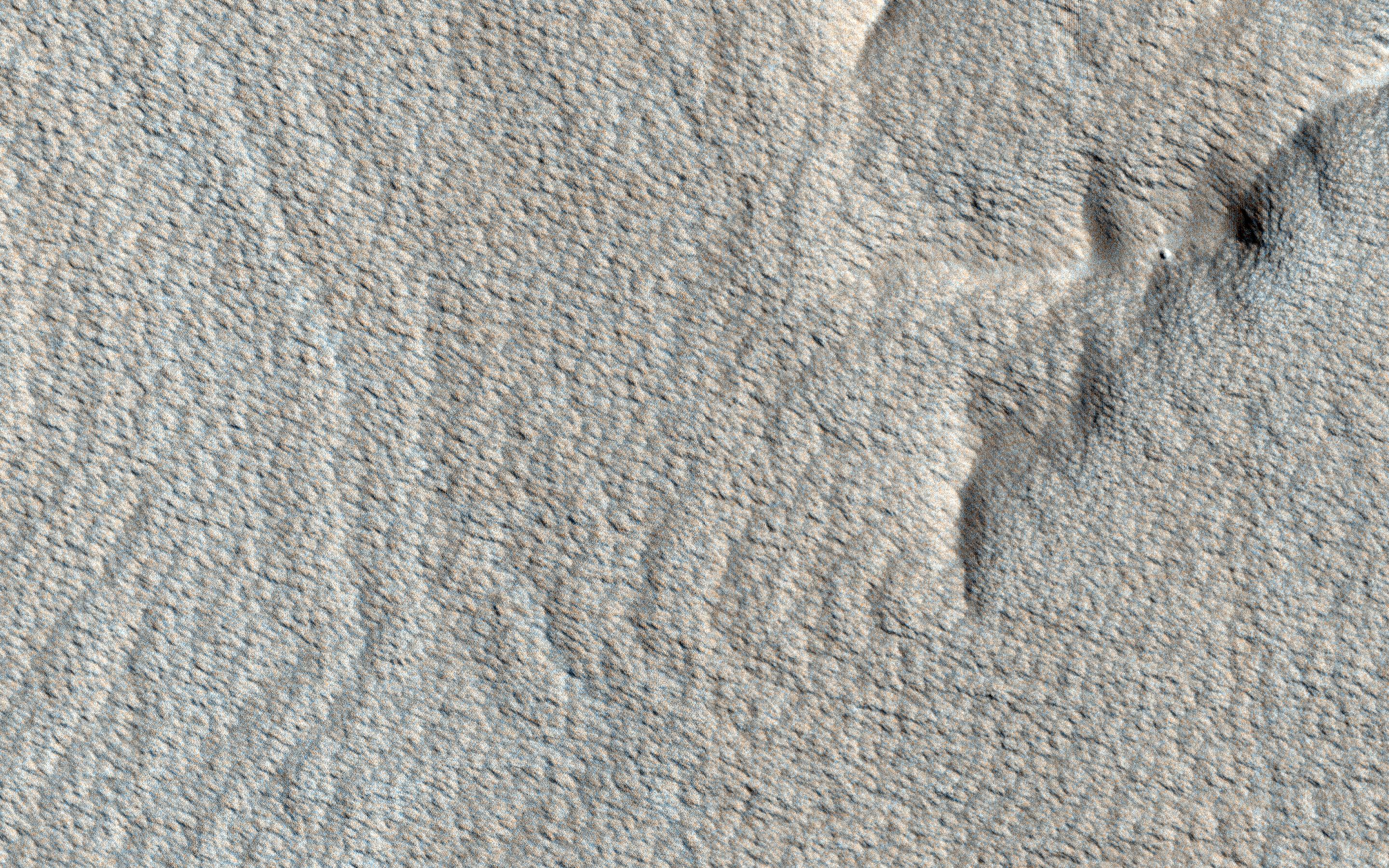 PIA23287: Rhythmic Layers East of Medusae Fossae