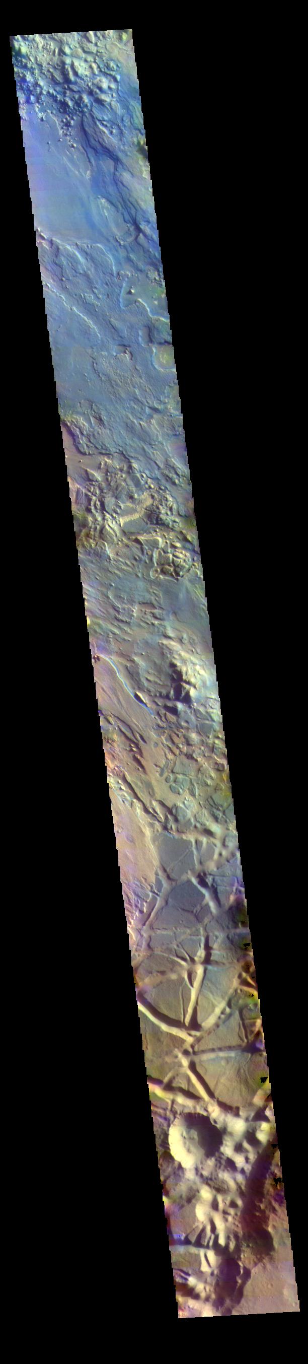 PIA24659: Aram Chaos - False Color