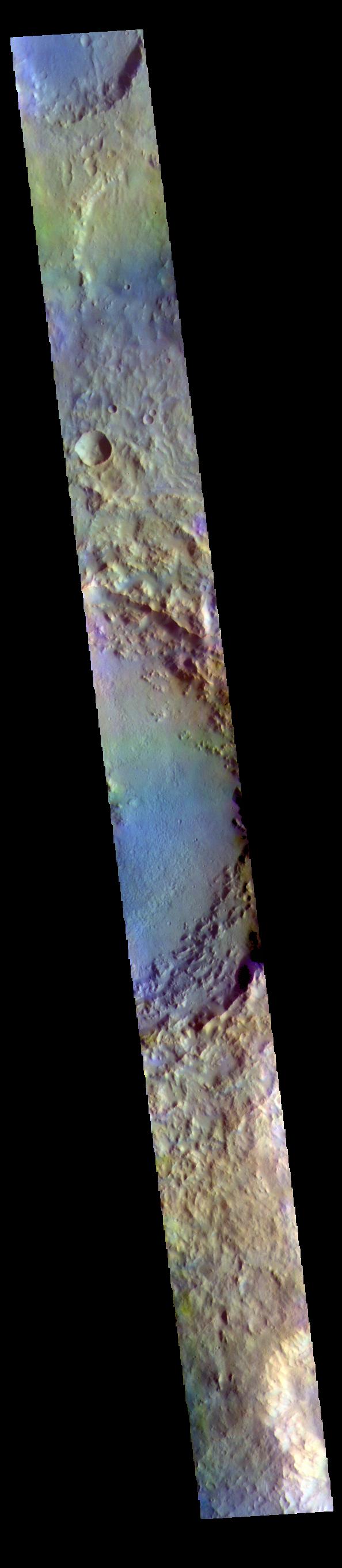 PIA24705: Soffen Crater - False Color