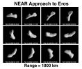 PIA02463: NEAR Approach to Eros - 12 Panel Rotation Sequence