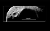 PIA02478: Abundance of Very Large Impact Craters on Mathilde