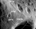 PIA02922: Eros' Latitude and Longitude Grid