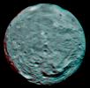 PIA14314: Anaglyph Image of Vesta's South Polar Region