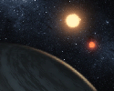 PIA14725: Three Eclipsing Bodies (Artist Concept)