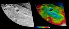 PIA15010: Topography of Vesta's Equatorial Region I