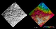 PIA15123: Topography and Albedo Image of Part of Lucaria Tholus Quadrangle