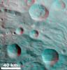 PIA15452: 3-D Image of Partially Degraded Craters