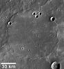 PIA16540: Ridge and Trough System on Mercury