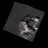 PIA16953: A Mountain of Hollows (Anaglyph)