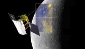 PIA18149: MESSENGER Views Rachmaninoff Basin (Artist's Concept)