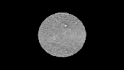 PIA19619: Ceres Animations: Global View, Occator, Mountain, 3-D View